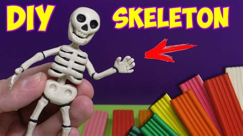 How To Make Human Skeleton Out Of Clay Youtube