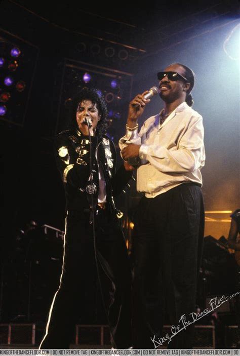 Michael Jackson And Stevie Wonder Michael Jackson Bad Era Mike Jackson