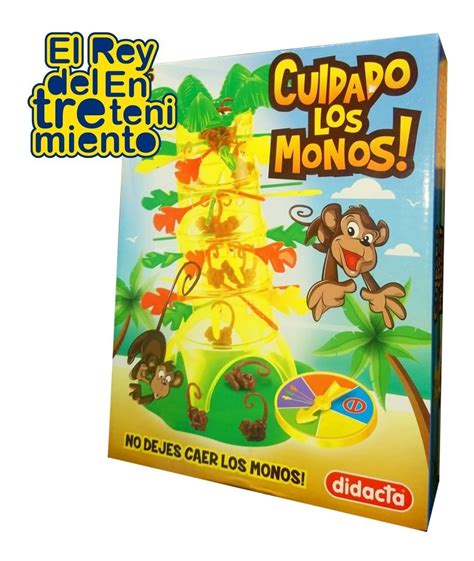 Compra 3 monos para lanzarlos por la pista de hielo. Juego Cuidado Los Monos Locos Didacta Día Del Niño - El ...