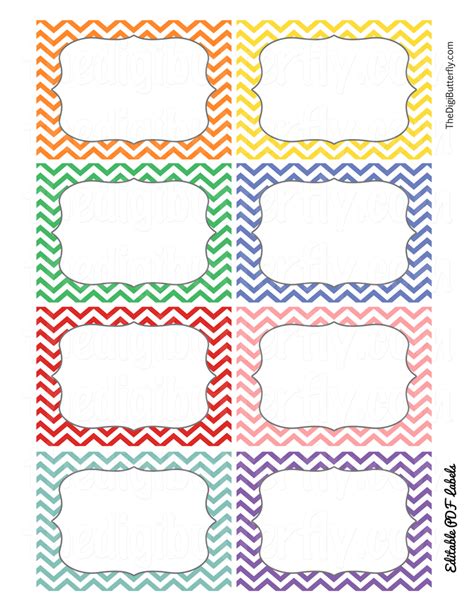Print Candee Classroom Labels Free Printable Label Templates Labels