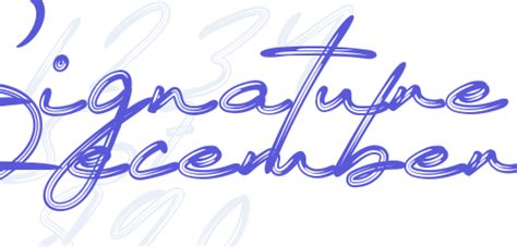 Signature December Font Free Download Now