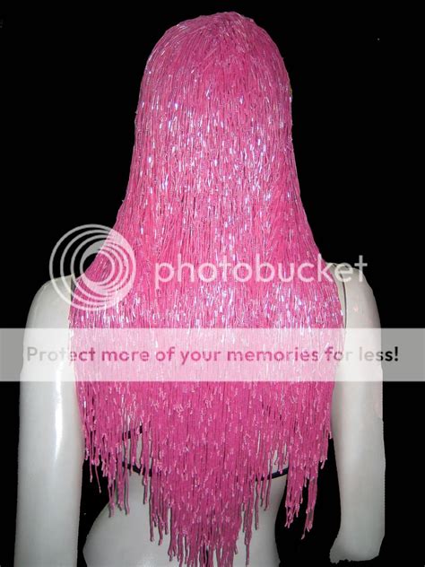 pink drag queen bead gay valentine fancy cher glam wig
