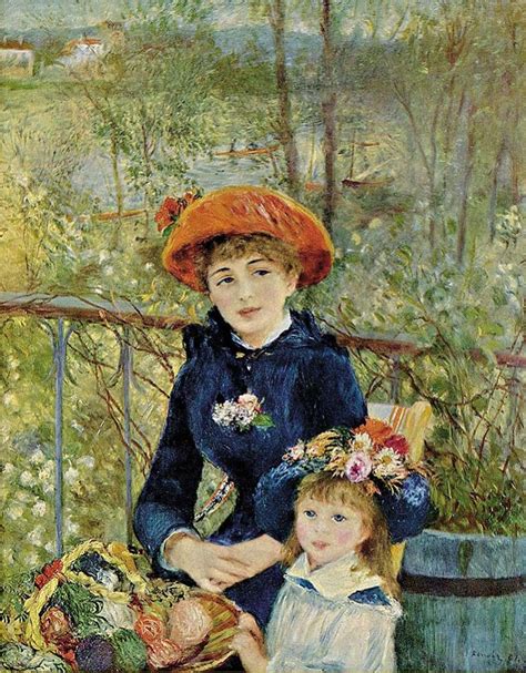 Renoir The Two Sisters On The Terrace Extreme Imaging Online Art Store