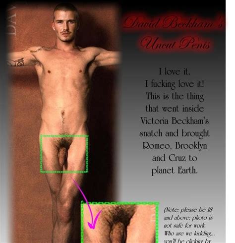 David Beckham Naked Penis Adult Gallery