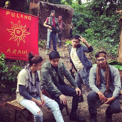 On The Set Of Fpj S Ang Probinsyano What The Members Of Pulang Araw Do In Between Takes Abs