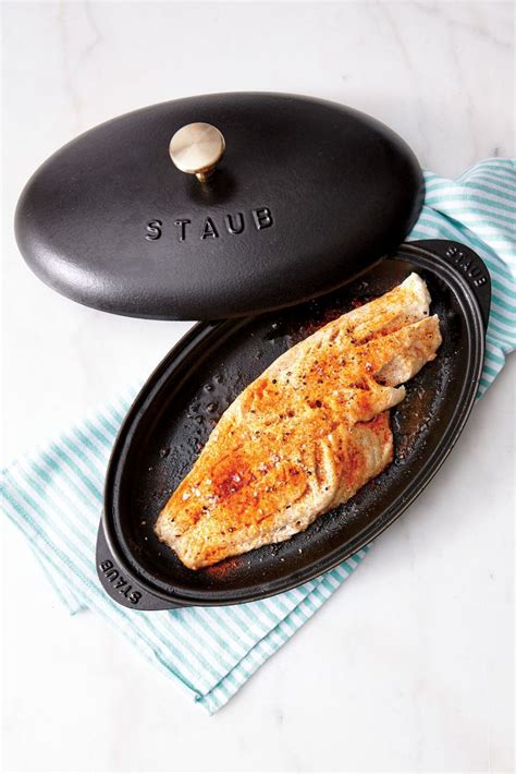 The Pan My Go To Is Staubs Cast Iron Covered Fish Pan But Any Heavy