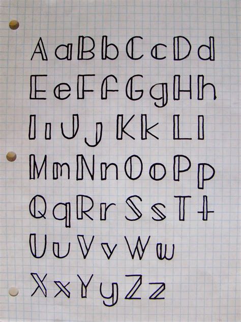 Styles Of Lettering A To Z Photos