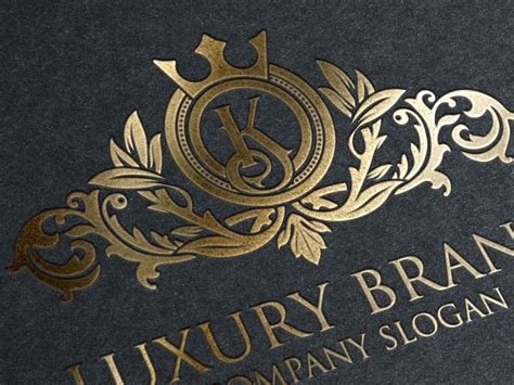 Luxury Gold Logos Elegant Emblem Monogram Luxury Logo Etsy