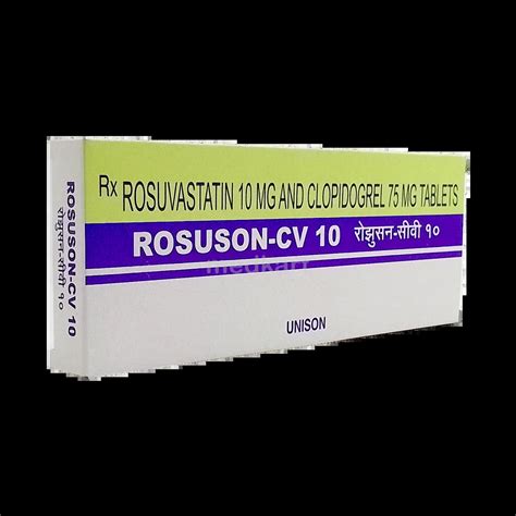 Rosuson Cv 10mg Tablet 10 S Price Composition And Generic Alternatives Medkart