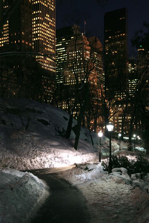 Free Images Snow Winter Light Night City Cityscape Dusk