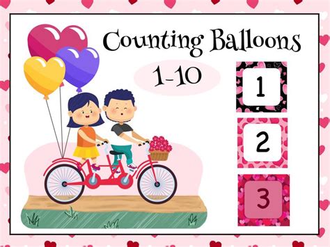 Counting Balloons 1 10 Free Games Activities Puzzles Online For