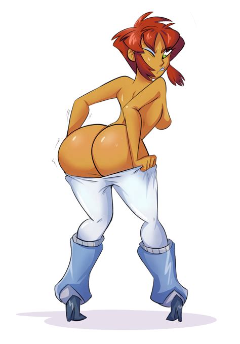 rule 34 ass back view big ass codykins123 kiva andru megas xlr solo tight clothing topless