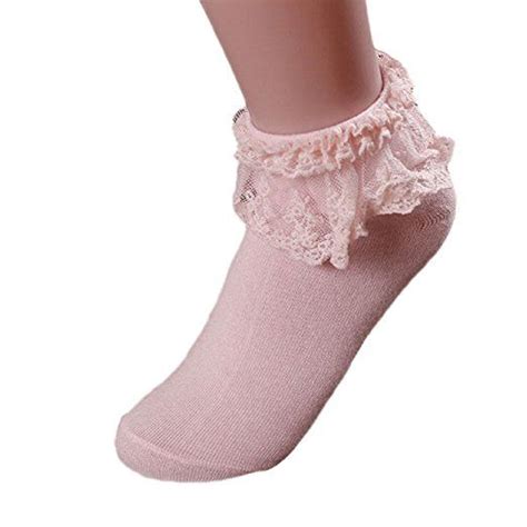 Bluelans® Vintage Lace Ruffle Frilly Ankle Socks Fashion Ladies
