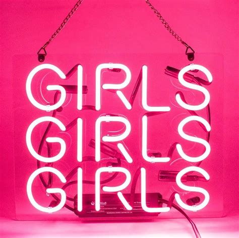 Girls Neon Sign Neon Signs Pink Neon Sign Neon Light Signs