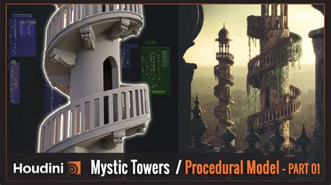 Sidefx Houdini Mystic Tower Procedural Modelling Part01 Youtube