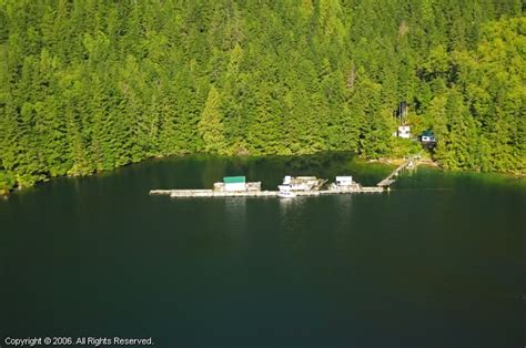 Kwatsi Bay Marina In Kingcome Inlet British Columbia Canada