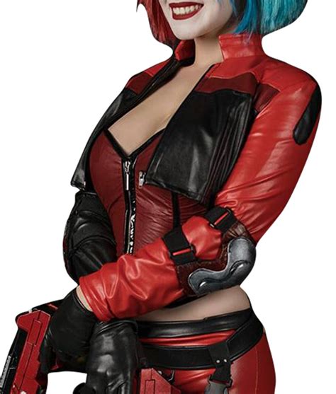 Injustice 2 Harley Quinn Leather Jacket Rockstar Jacket