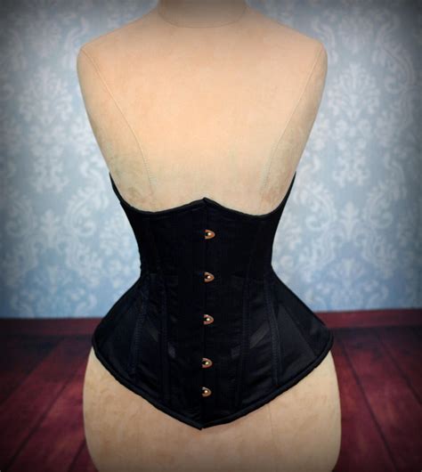 Hourglass Made To Measures Underbust Authentic Satin Corset Only Besp Corsettery Authentic