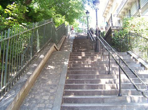 Les Escaliers De Montmartre Côté Est 1 Montmartre Secret