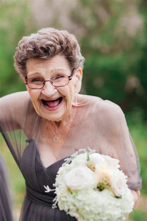 this bride asked her 89 year old grandma to be her bridesmaid