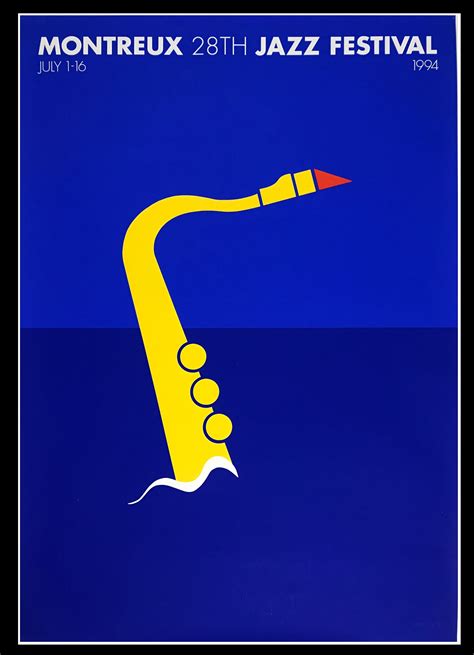 Per Arnoldi Original Montreux Jazz Festival Screenprint Poster Etsy