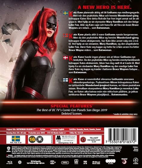 Batwoman Sesong 1 Blu Ray 4 Disc Cdon