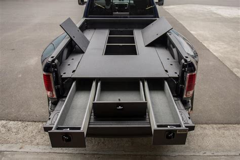 Dodge Rampickup Gear Storagegooseneckdrawers Open Truckvault