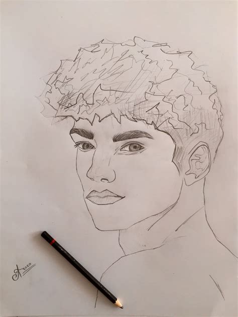 Pencil Drawing Pencil Drawings Male Sketch Art Art Background Kunst