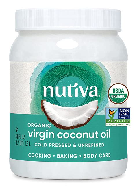 Nutiva Organic Vegan Unrefined Coconut Oil