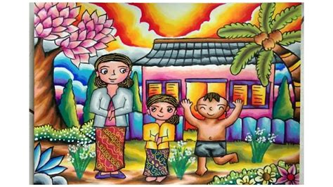 Mewarnai ibu kartini coloring and drawing : Contoh Gambar Contoh Mewarnai Tema Kartini - KataUcap