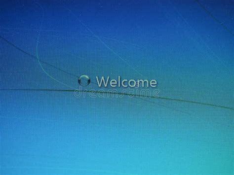 Windows 7 Welcome Screen Editorial Stock Photo Image Of Screen 110684723