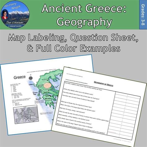 I have created these blank maps of the ancient greek world. Ancient Greece Map Worksheets | Ancient greece, Ancient ...