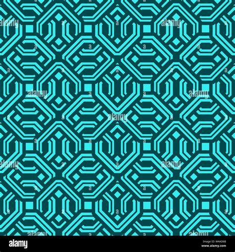 Seamless Background Abstract Geometric Pattern Vector Illustration