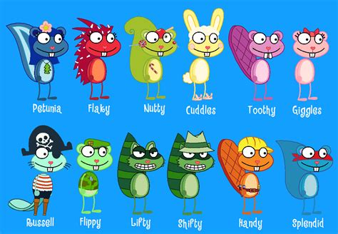 All Happy Tree Friends Characters Names