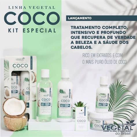 Kit Capilar De Coco Vegetal Do Brasil Shopee Brasil