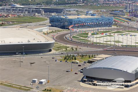 Sochi Autodrom Circuit Detail At Preparation Continues At Sochi Autodrom
