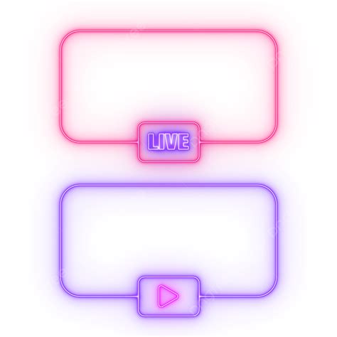 Live Streaming Png Picture Modern Live Streaming Icon With Neon Light