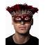 Red Tribal Masquerade Mask