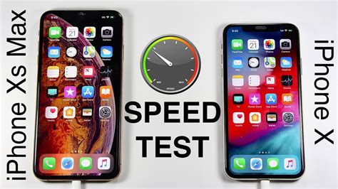 IPhone Xs Max Vs IPhone X SPEED TEST YouTube