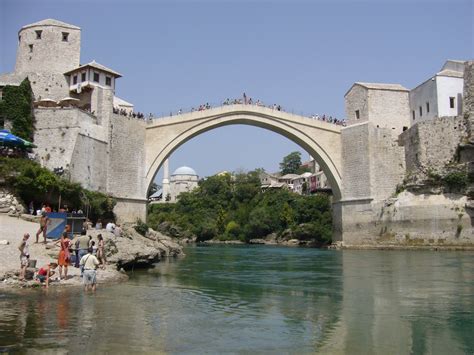 Stari Most Old Bridge Mostar Bosnia And Herzegovina
