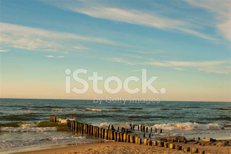 Sunset Over Baltic Sea Stock Photo Royalty Free Freeimages