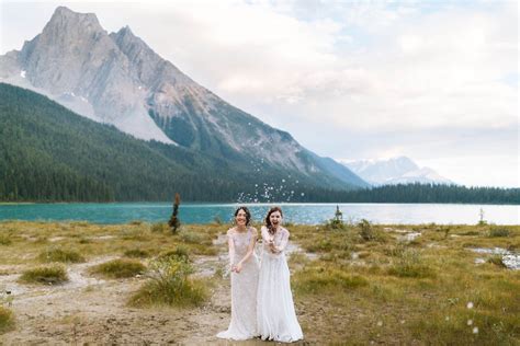 Emerald Lake Elopement Photos Film And Forest Wedding Photography