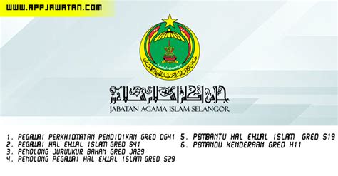 Jabatan agama islam selangor, shah alam, malaysia. Jawatan Kosong di Jabatan Agama Islam Selangor (JAIS ...