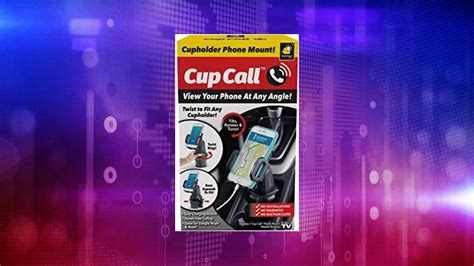 Official As Seen On Tv Cup Call Cup Holder Phone Mount For Car By