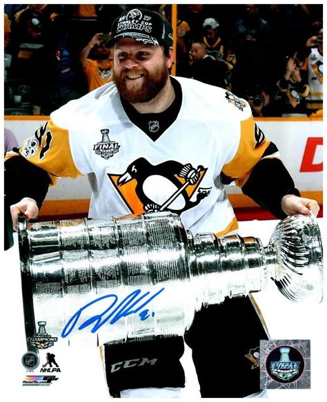 Phil Kessel Signed 8x10 Holding 2017 Stanley Cup Photo Pittsburgh
