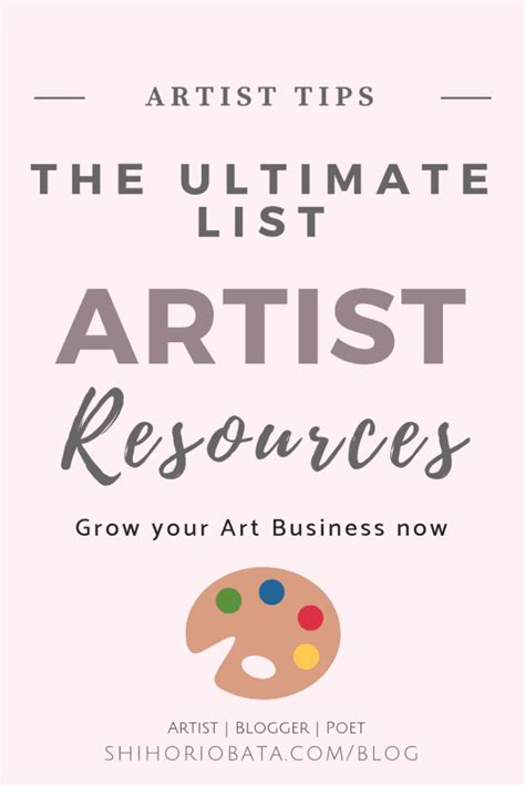 The Ultimate Resource List For Artists