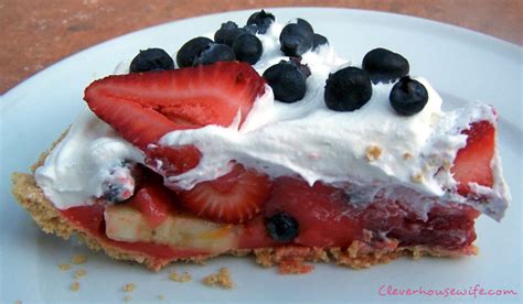 Summer Fruit Pie Clever Housewife