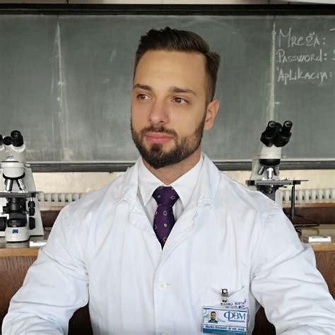 Marko RistaniĆ Doctor Of Veterinary Medicine University Of Belgrade