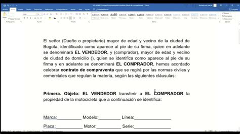 Modelo Contrato De Compraventa De Moto Colombia Actualizado Febrero SexiezPix Web Porn