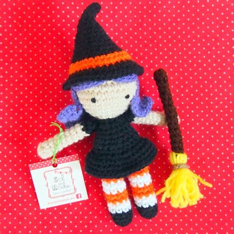 Halloween Witch Crochet Pattern Crochet Halloween Witch Crochet